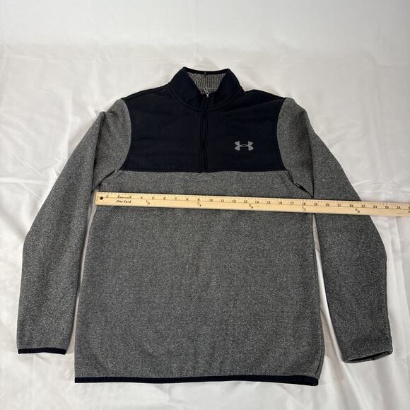 Under Armour Men's Hybrid Sweater Grey And Black Size: S - Picture 5 of 7